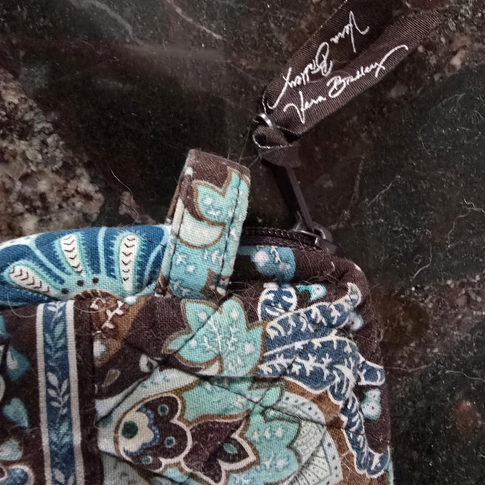 Java Blue Vera Bradley Makeup Bag - image 2